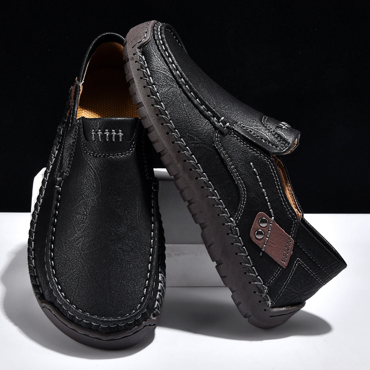 Mocasines Hombre Talla Grande | Punta Ancha Casual - Irina Shop