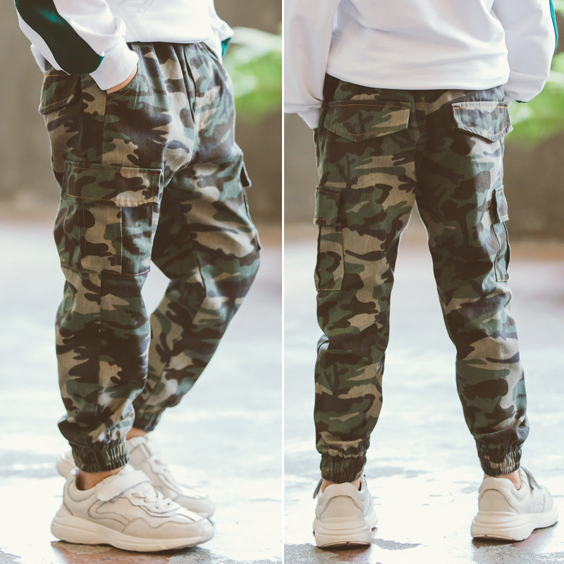 Pantalón Camuflaje Niño | Jogger Militar Infantil 100–160 cm