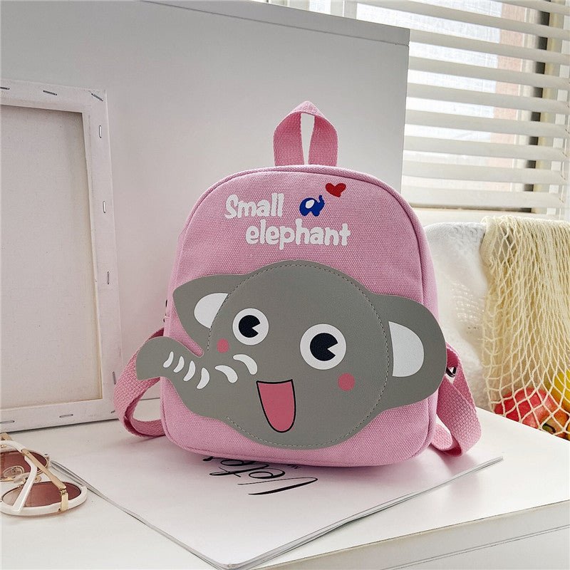 Mochila Escolar Infantil Elefante | Lona Antirrobo Unisex - Irina Shop