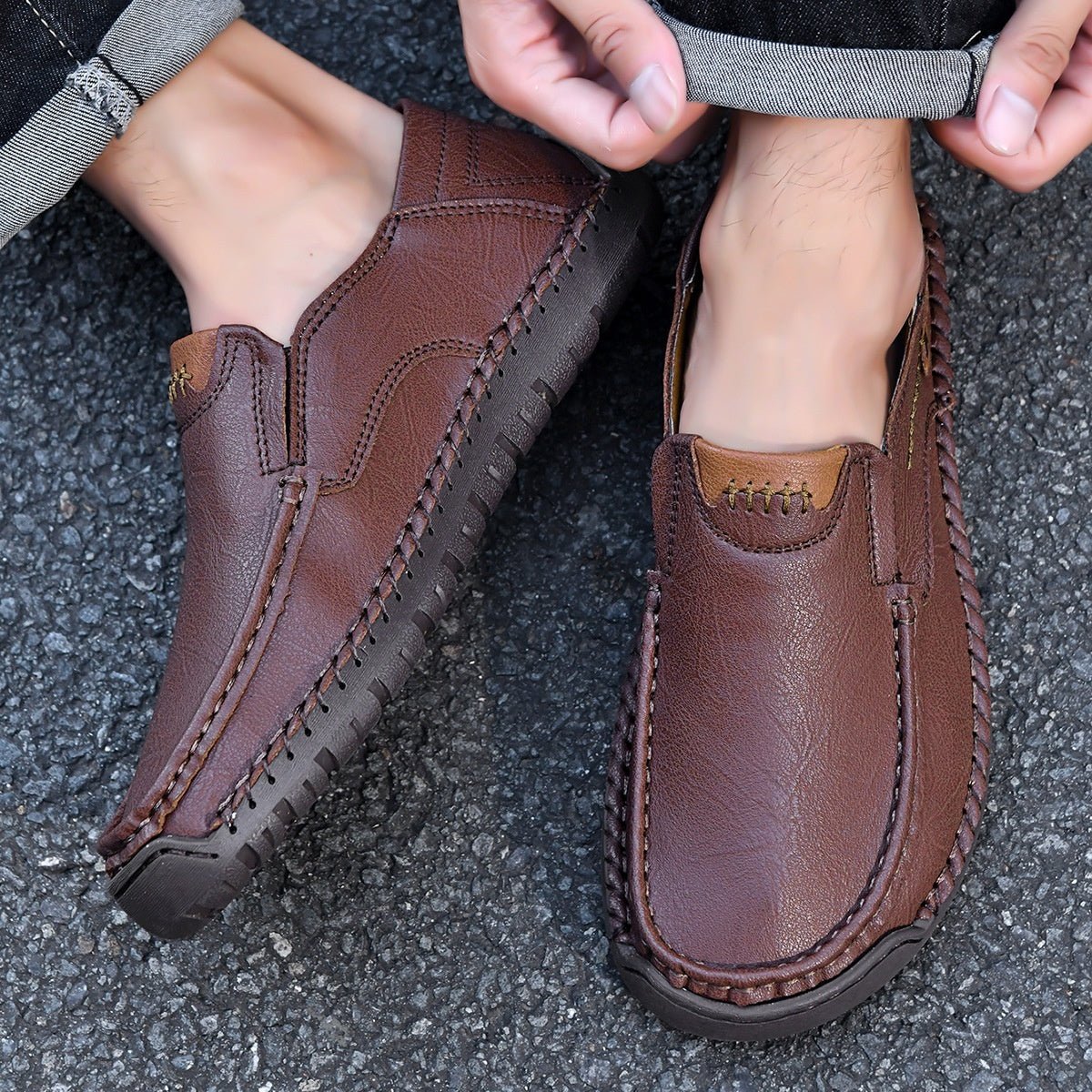Mocasines Hombre Talla Grande | Punta Ancha Casual - Irina Shop