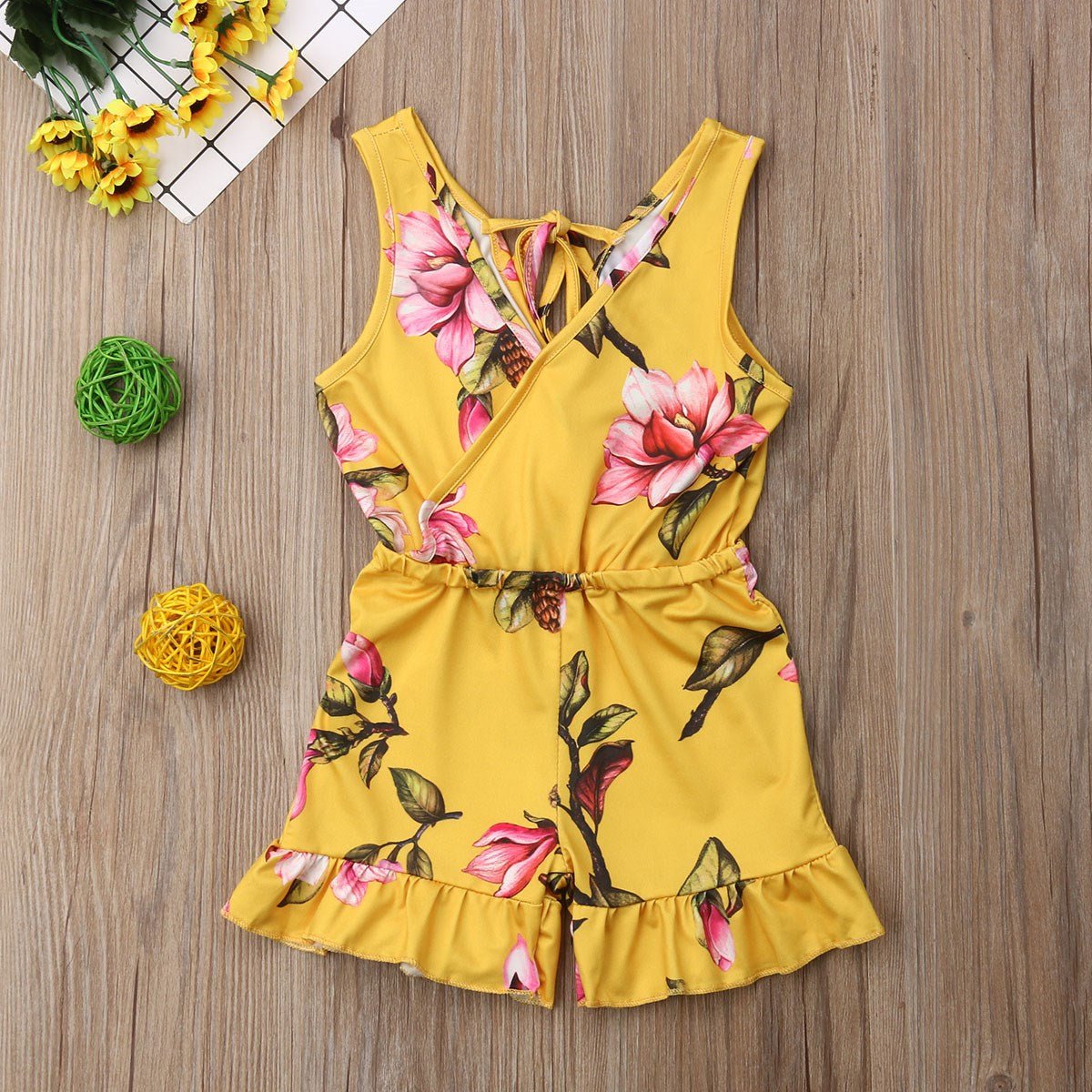 Conjunto Floral Niña Verano | Ropa Infantil Algodón 90-130 cm - Irina Shop