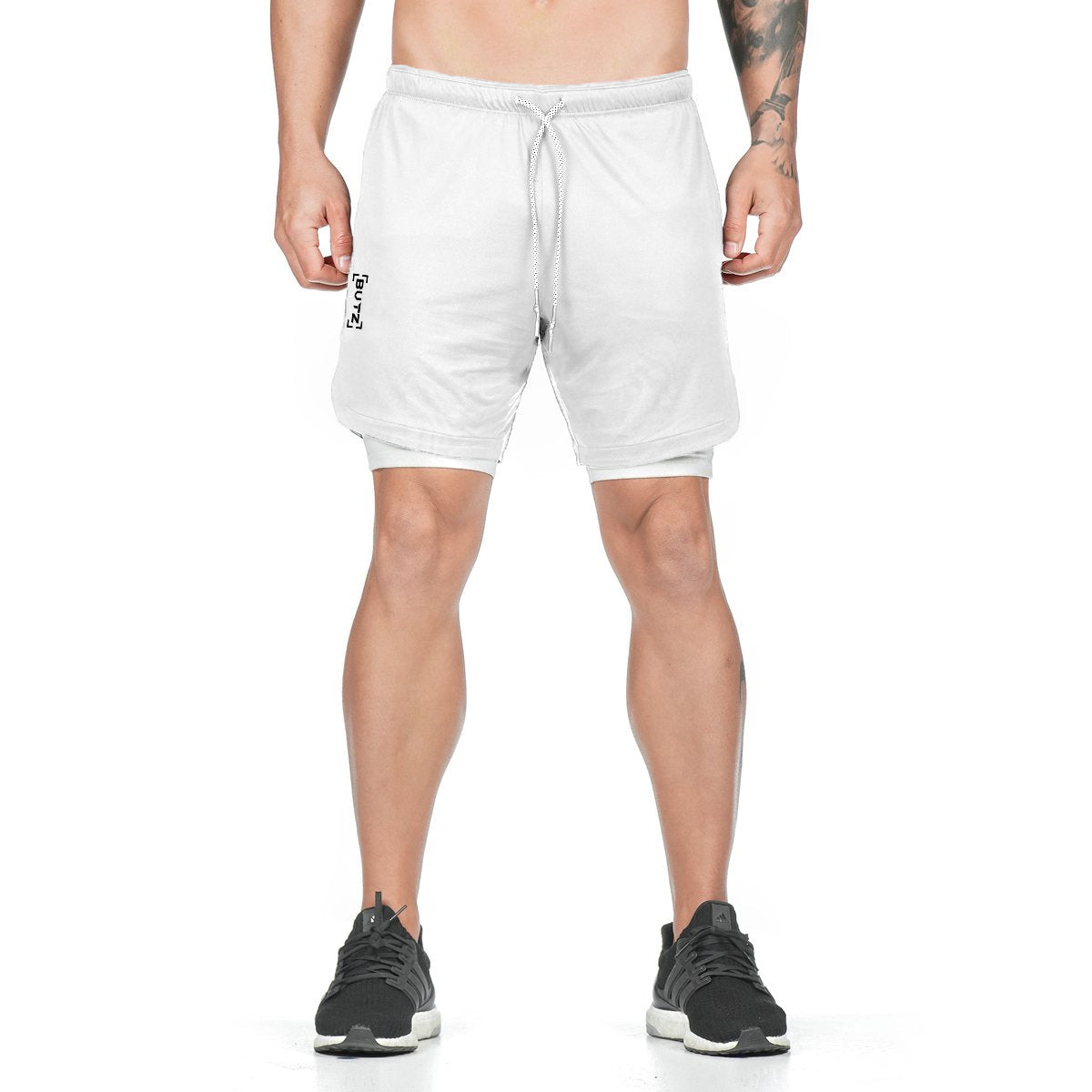 Pantalon Corto Compresion Deportivo con Bolsillo Hombre