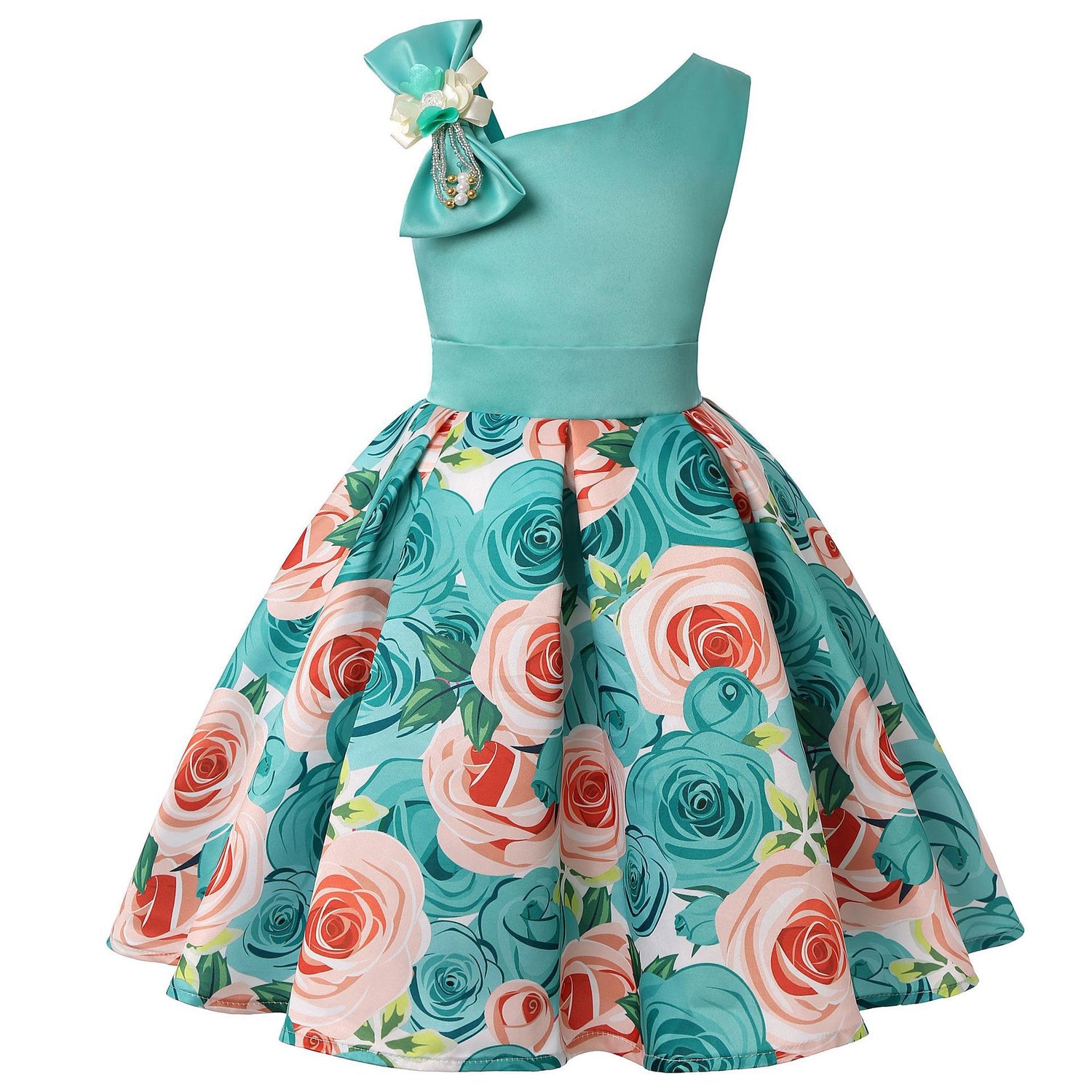 Vestido Niña Princesa Estampado | Tallas 100-150cm