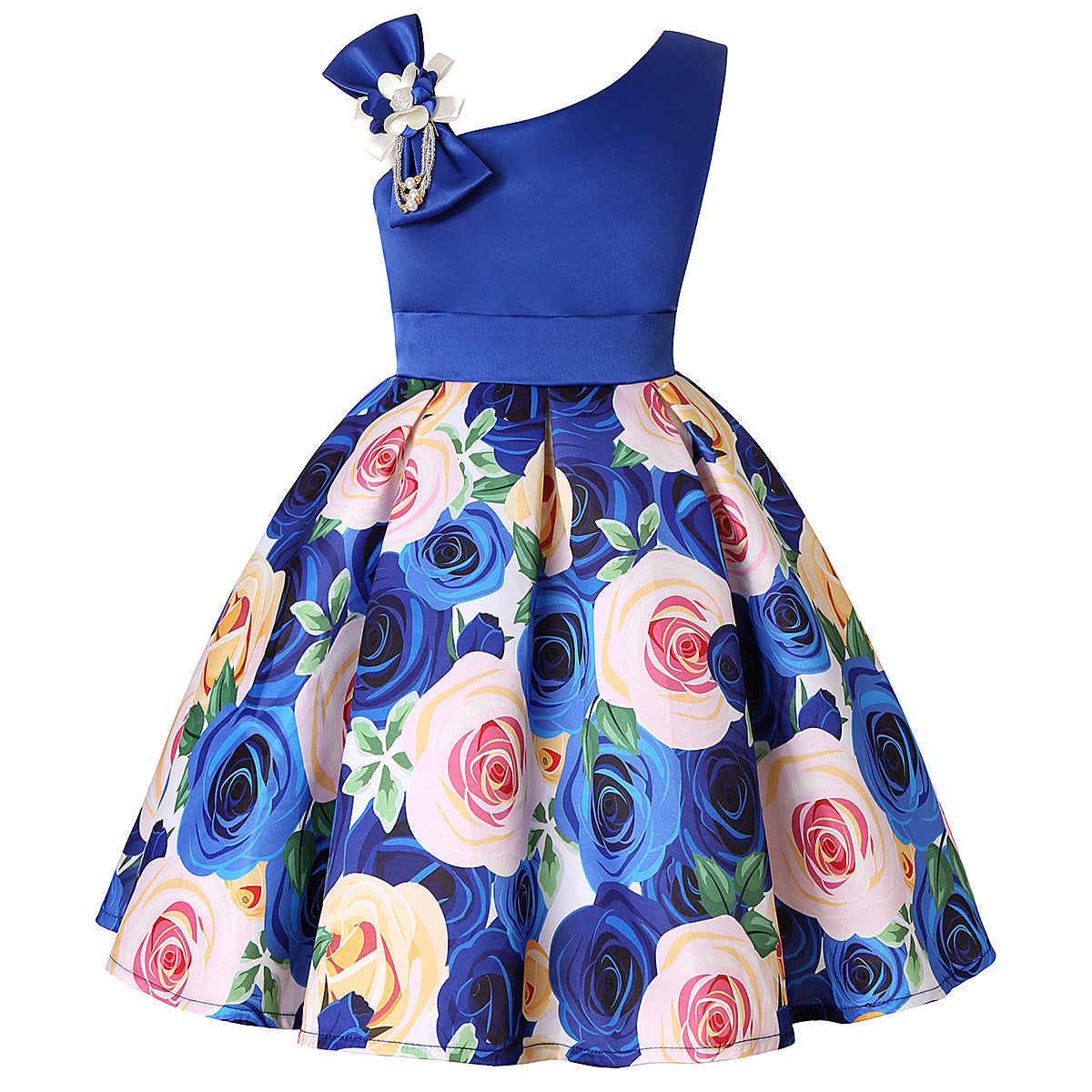 Vestido Niña Princesa Estampado | Tallas 100-150cm