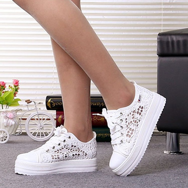 Zapatillas de Lona Mujer – Daddy Shoes Casual Blancas