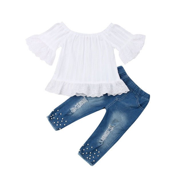 Conjunto Niña Verano – Camiseta y Shorts Infantil - Irina Shop