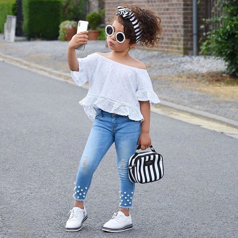 Conjunto Niña Verano – Camiseta y Shorts Infantil - Irina Shop