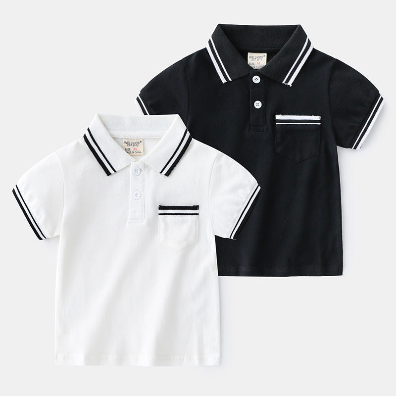 Camiseta Niño Verano de Algodón | Manga Corta Transpirable