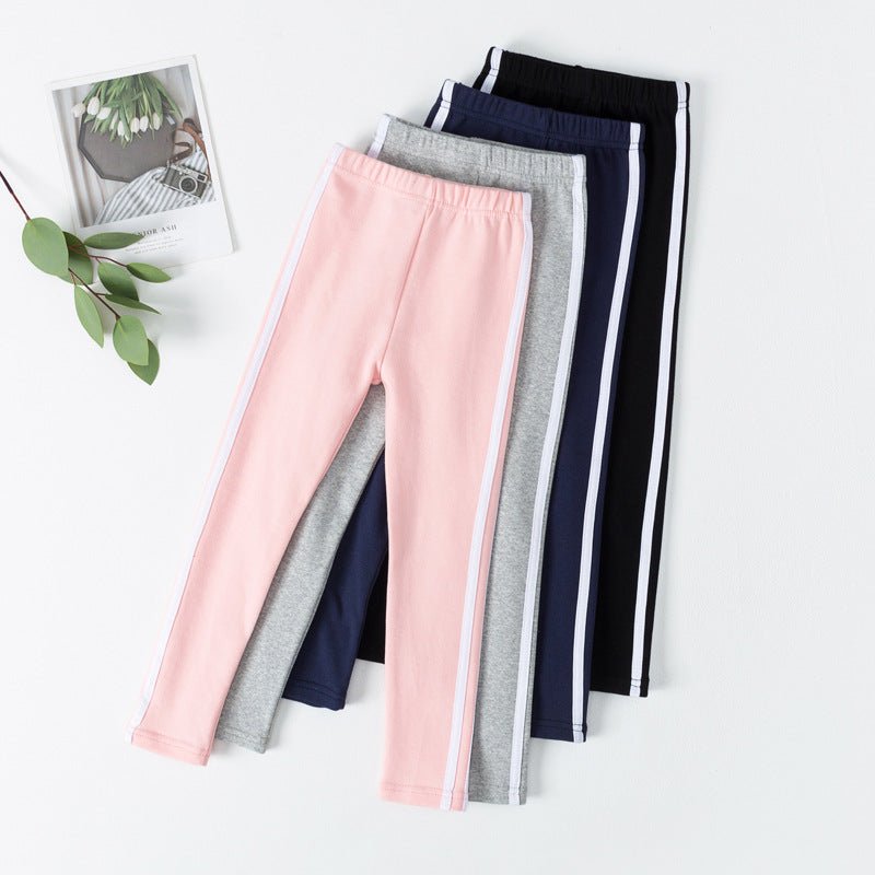 Pantalones Largos Niños Elásticos de Algodón | Unisex Primavera Otoño - Irina Shop