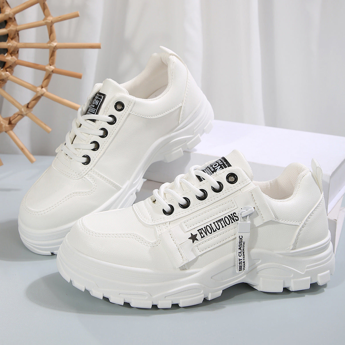 Zapatillas Deportivas Mujer Cremallera Lateral
