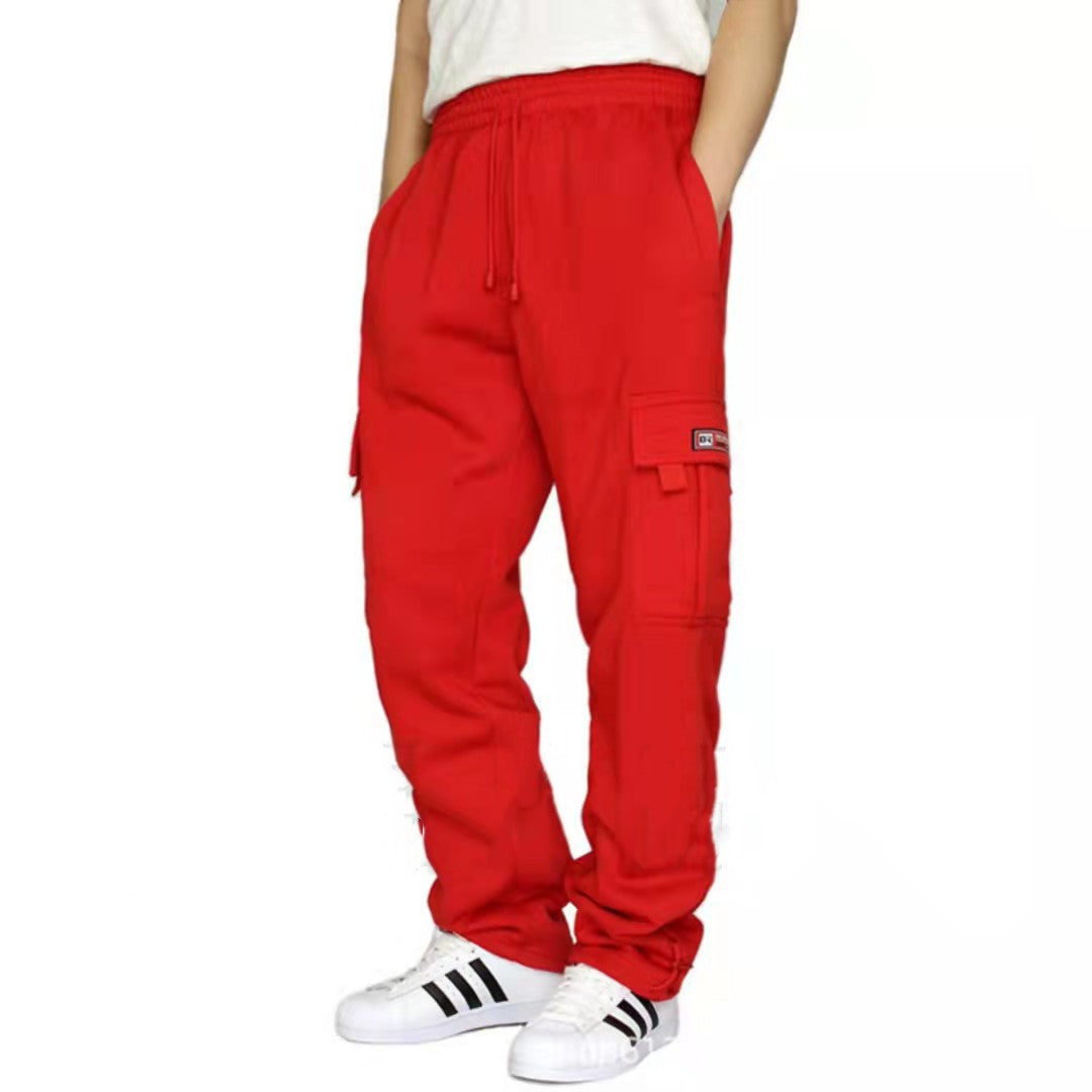 Pantalones Jogger Hombre Deportivos Cintura Elástica Cordón