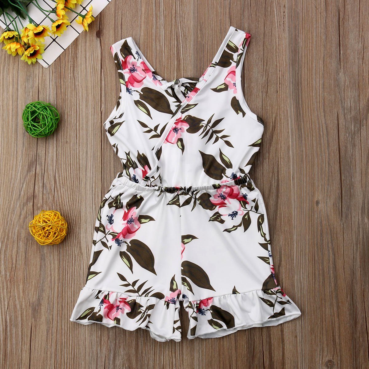 Conjunto Floral Niña Verano | Ropa Infantil Algodón 90-130 cm - Irina Shop