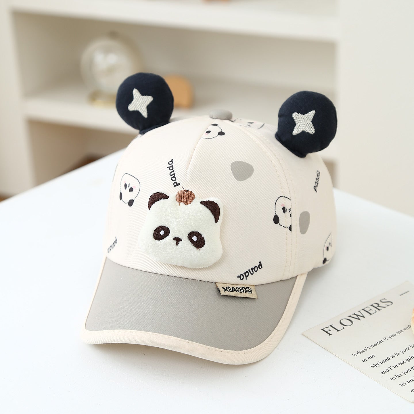 Gorra Infantil Animal de Peluche – Protección Solar para Niños y Niñas