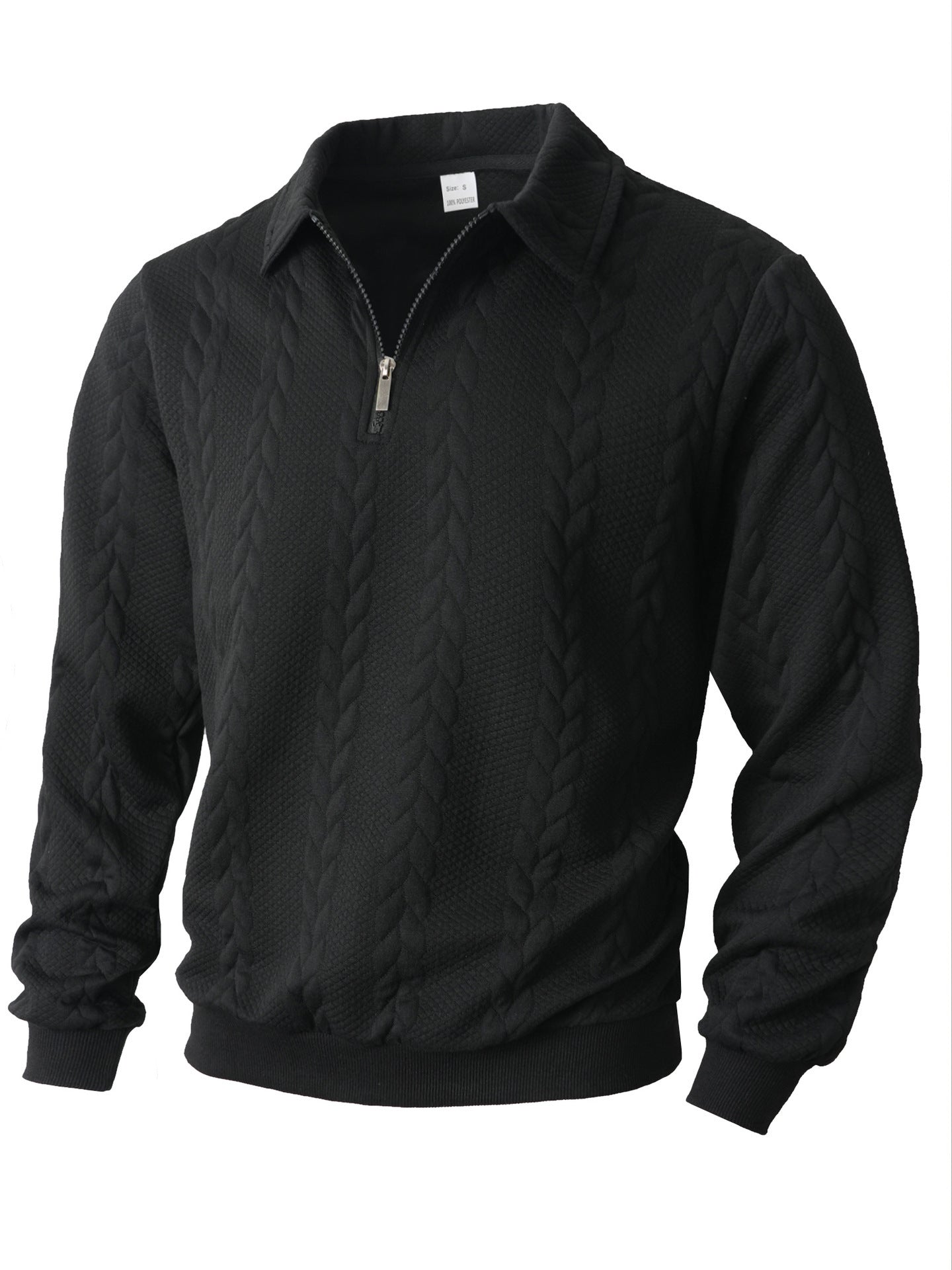 Sudadera hombre media cremallera casual deportiva