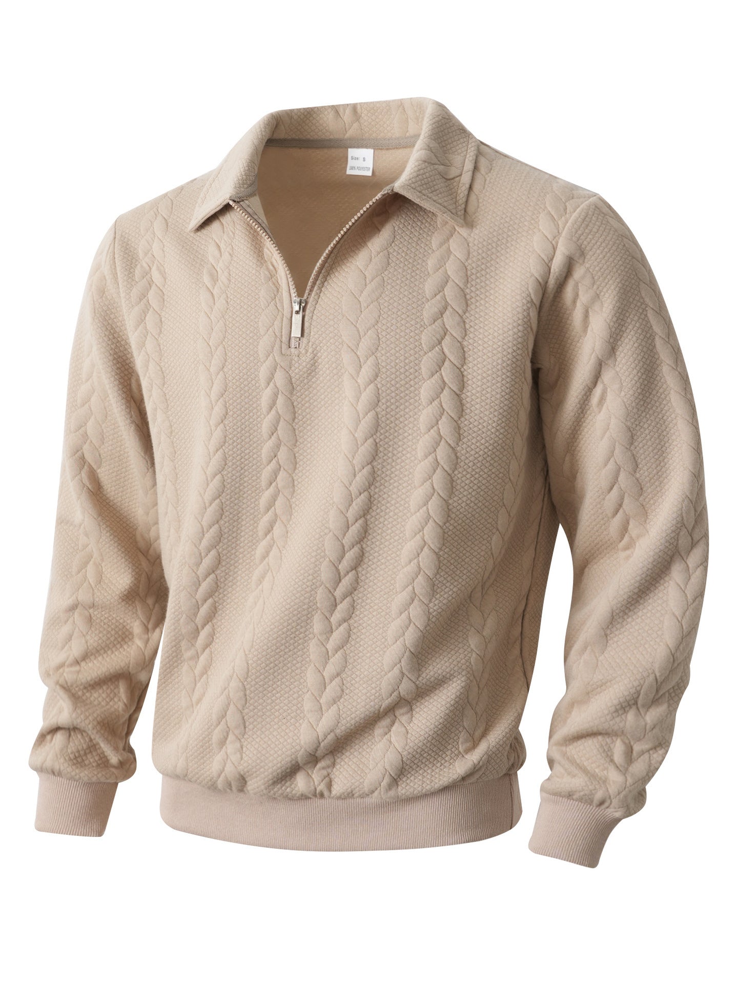 Sudadera hombre media cremallera casual deportiva