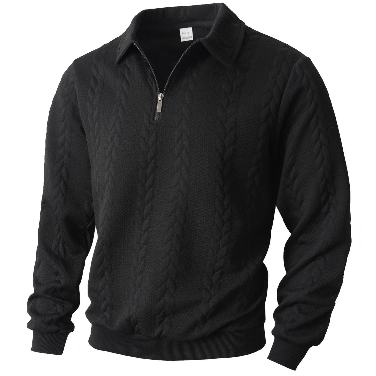 Sudadera hombre media cremallera casual deportiva
