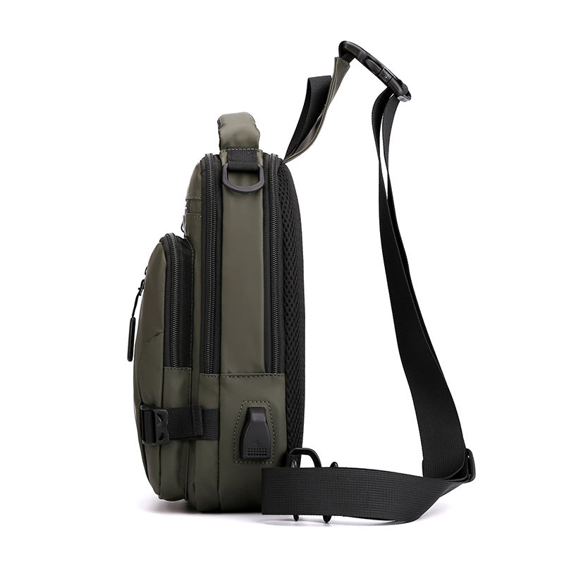 Bolsa Bandolera Hombre Multifuncional Impermeable Nylon