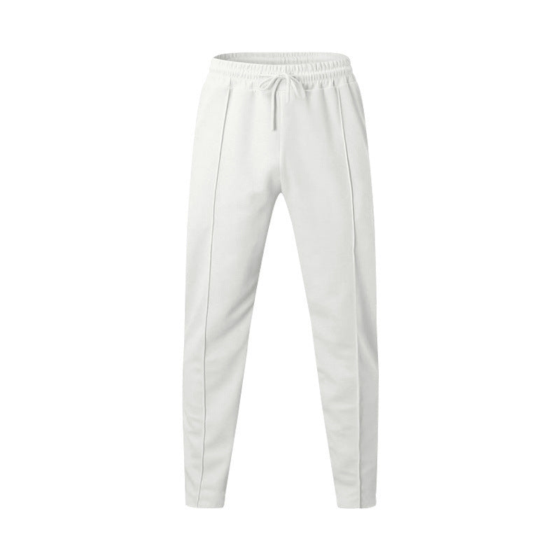 Pantalones Deportivos Hombre Casual Sueltos Rectos con Cordón