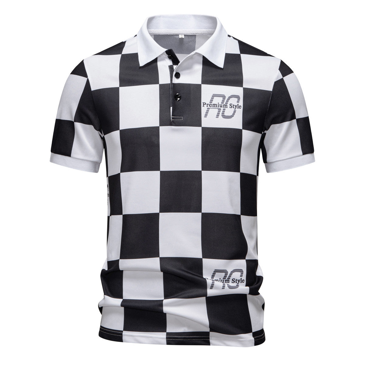 74bb254ad47d34b73cbd1Camiseta Casual Manga Corta Hombre - Cuadros y Letrasf0e5479030a