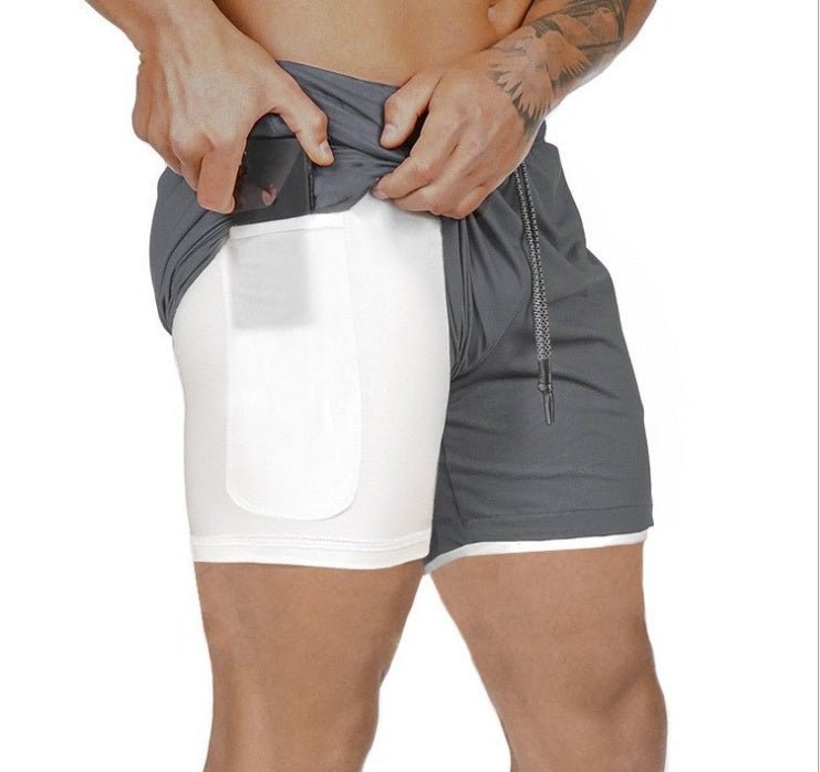 Pantalon Corto Compresion Deportivo con Bolsillo Hombre - Irina Shop