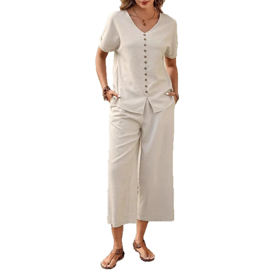 Conjunto dos piezas mujer - Top y Pantalón Elegante