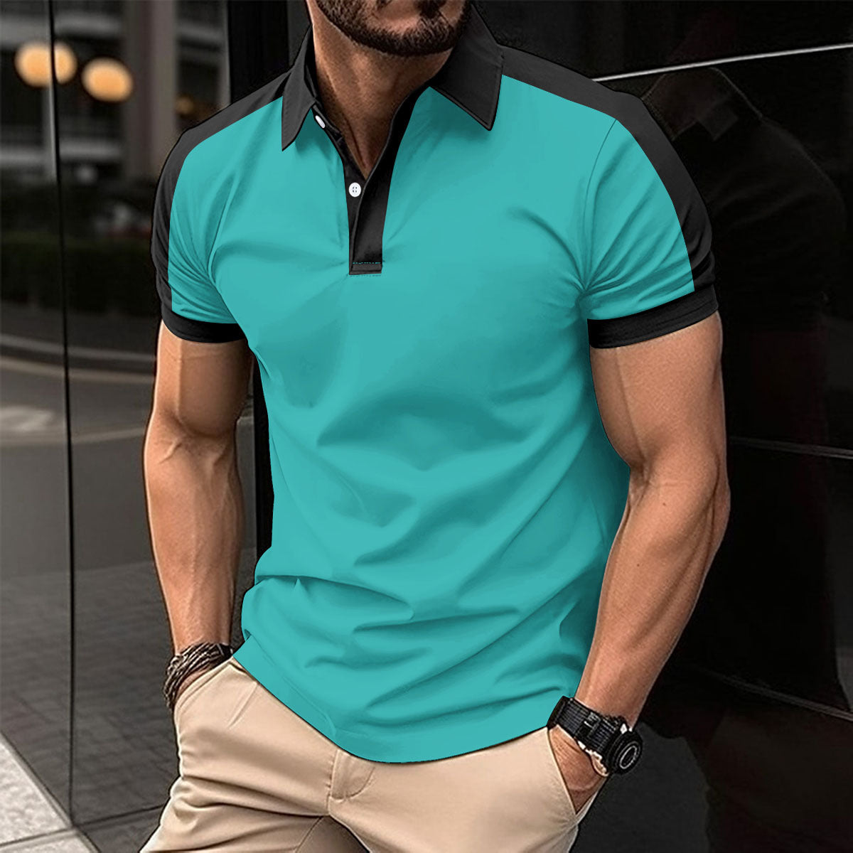 Polo Shirt Hombre Manga Corta | Verano Casual Business