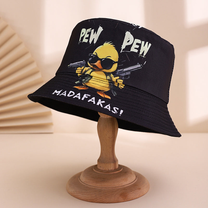 Gorro Unisex Estampado Pato Amarillo Fiesta Tendencia