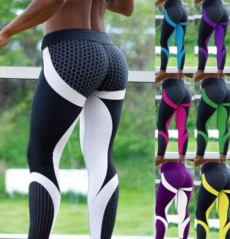 Leggings Yoga Mujer Alta Elasticidad Fitness Gym