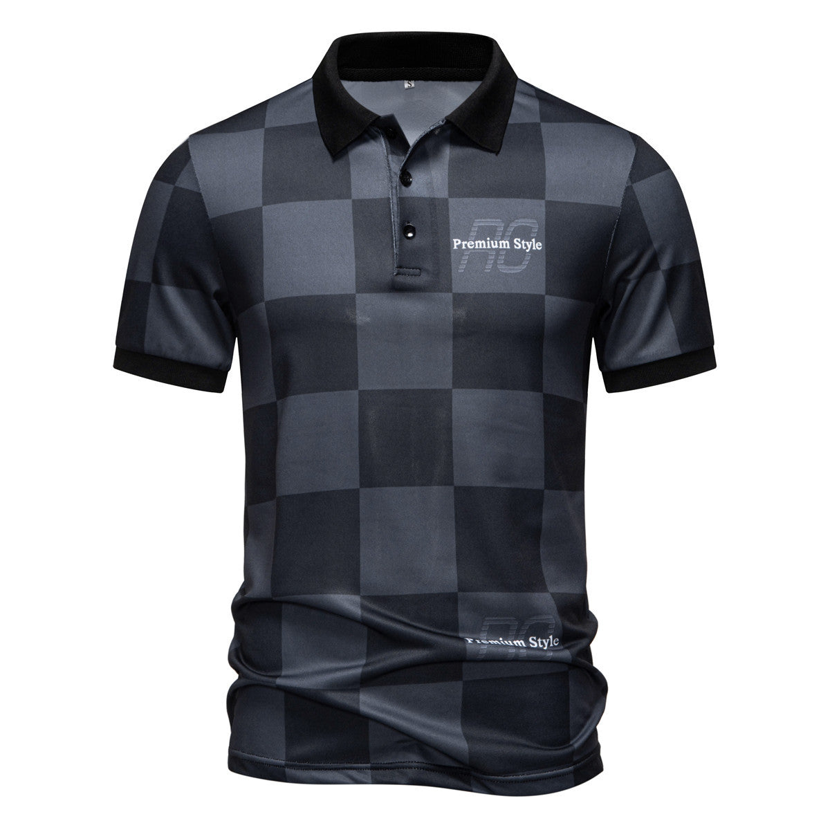 10fdee45b677ada498663aec620Camiseta Casual Manga Corta Hombre - Cuadros y Letrase4fba