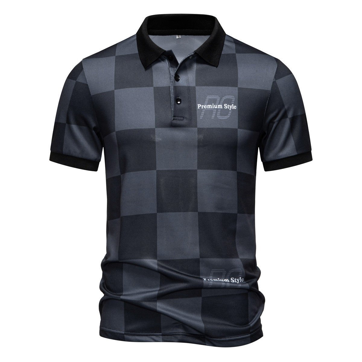 Camiseta Casual Manga Corta Hombre - Cuadros y Letras - Irina Shop