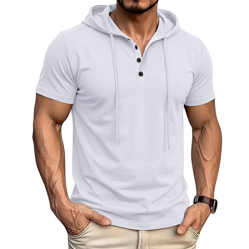 Camiseta Manga Corta Hombre Deporte Fitness Algodon