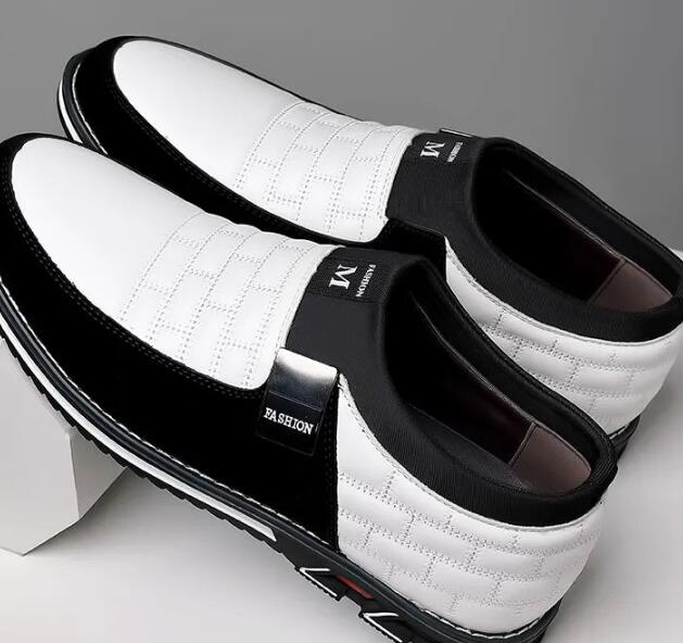 Zapatos Cuero Casual Hombre Talla Grande - Negro Azul Marrón 38-48