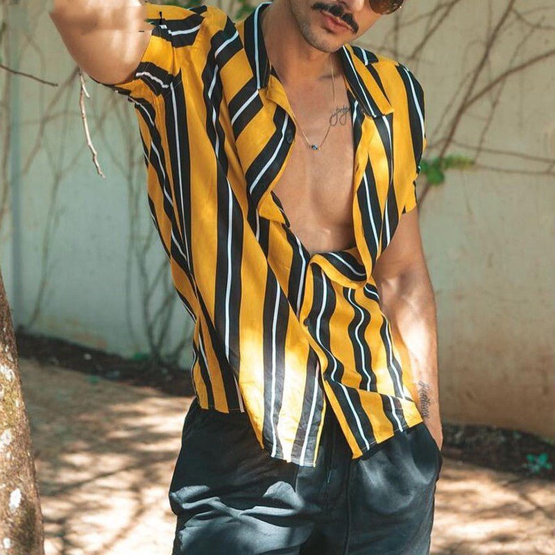 Camiseta Hombre Casual Verano | Manga Corta Streetwear - Irina Shop