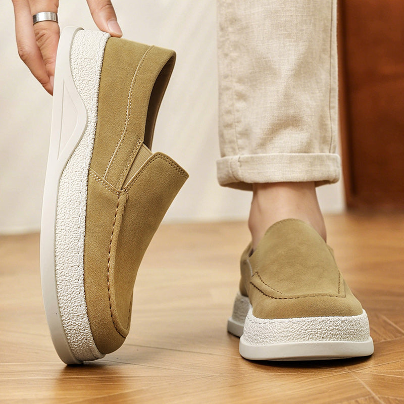 Zapatillas Casuales Sin Cordones Hombre - Sneakers Retro Transpirables