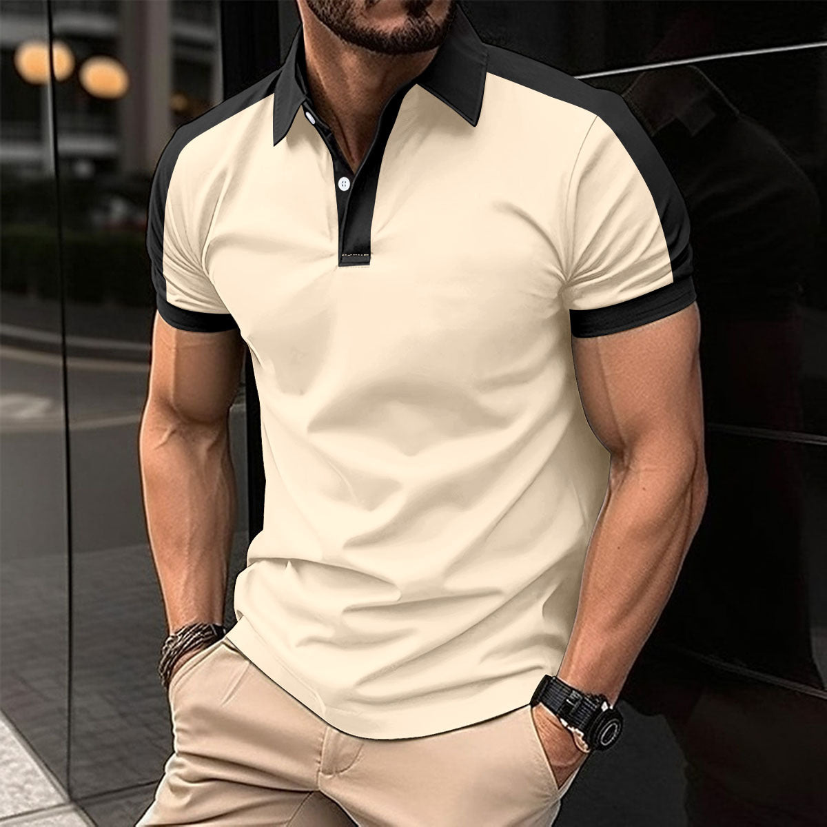 Polo Shirt Hombre Manga Corta | Verano Casual Business