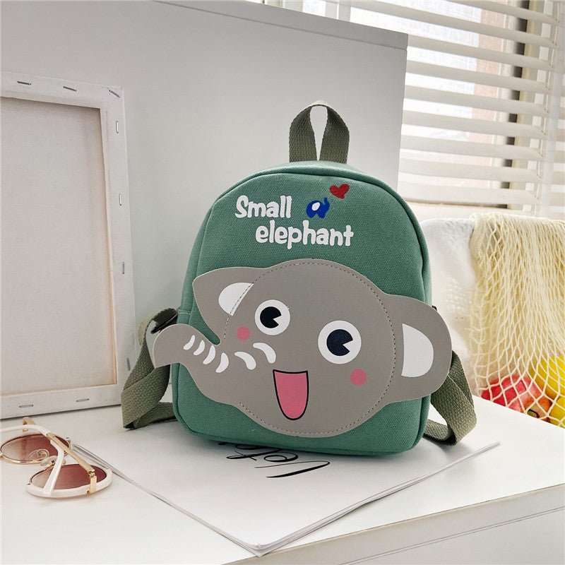 Mochila Escolar Infantil Elefante | Lona Antirrobo Unisex - Irina Shop