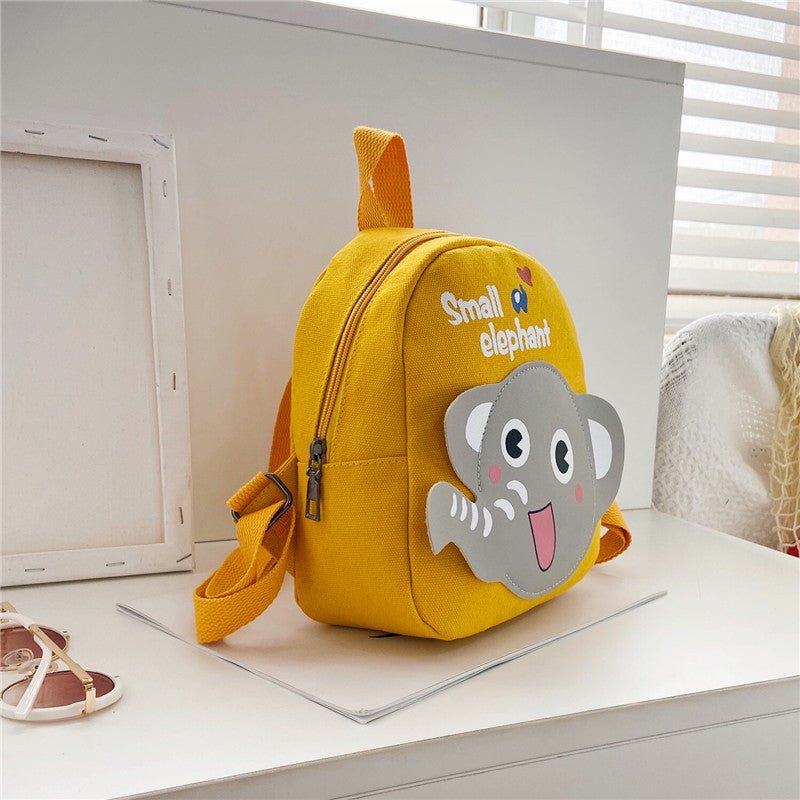 Mochila Escolar Infantil Elefante | Lona Antirrobo Unisex - Irina Shop