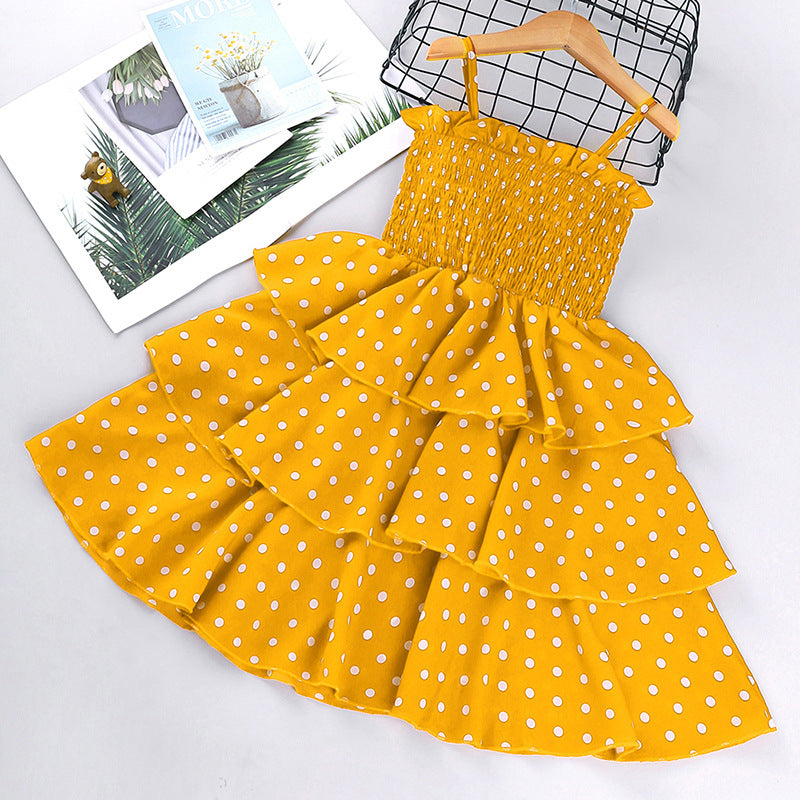 Vestido Lunares Niña | 100% Algodón | Tallas 100-150cm