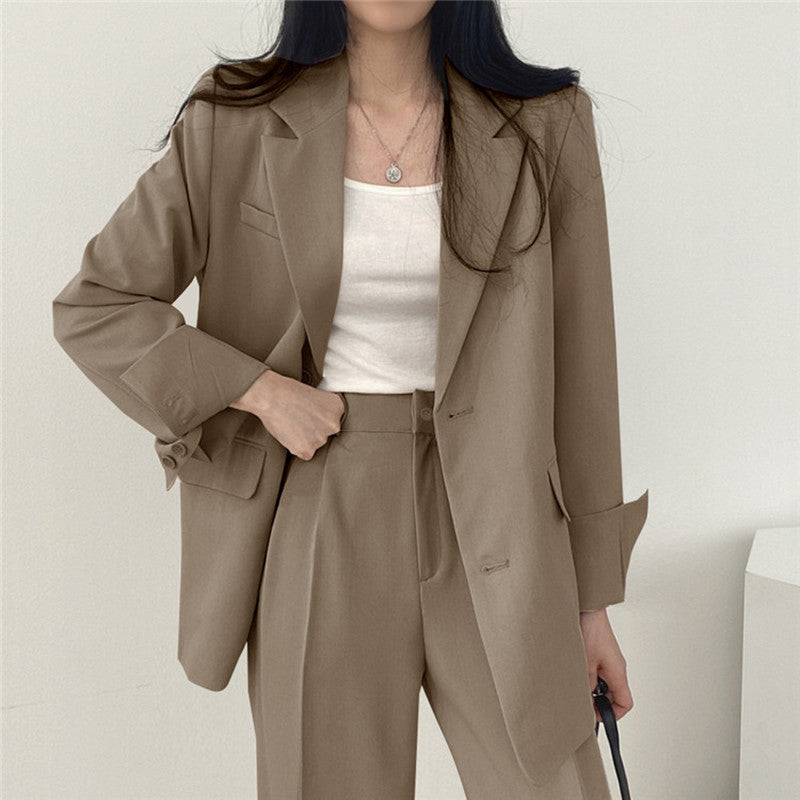 Conjunto Coreano Mujer Slim Fit - Traje Pantalón CasualConjunto Coreano Mujer Slim Fit - Traje Pantalón Casual
