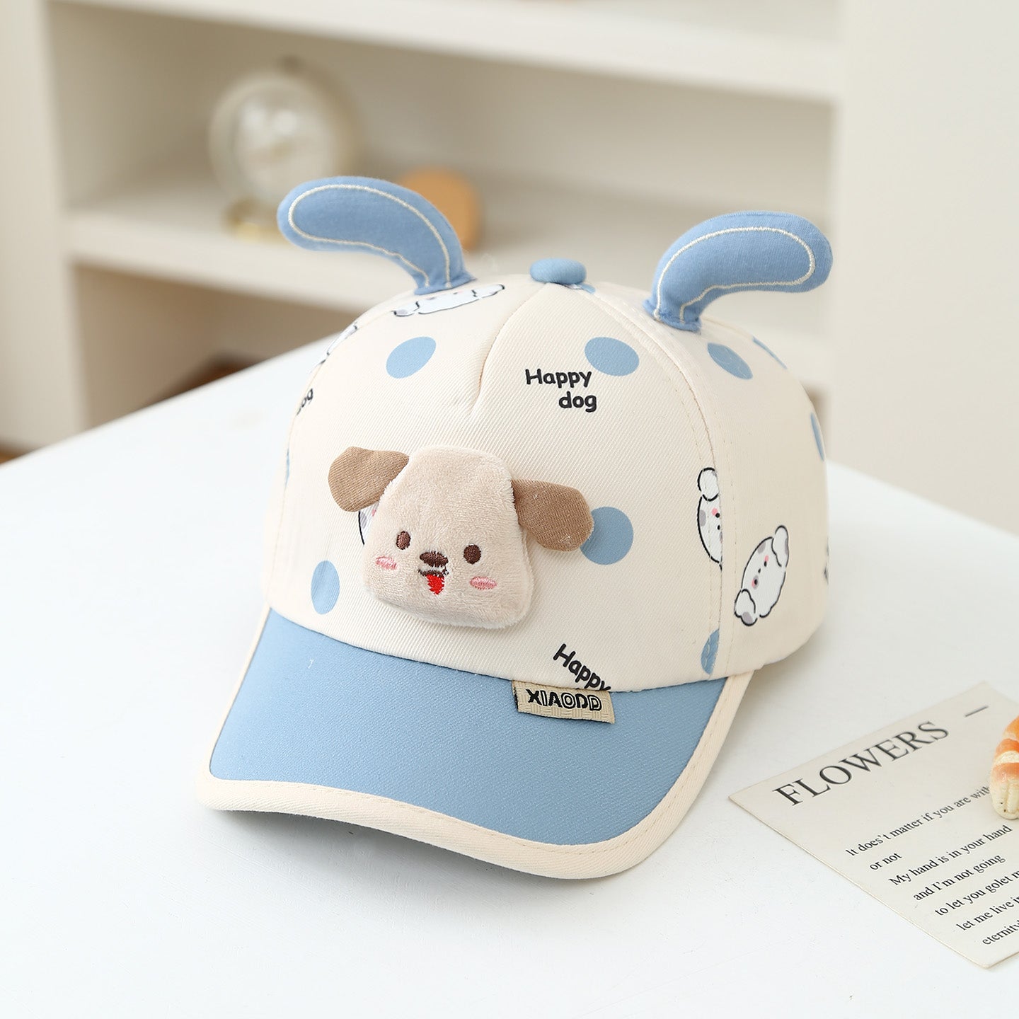 Gorra Infantil Animal de Peluche – Protección Solar para Niños y Niñas