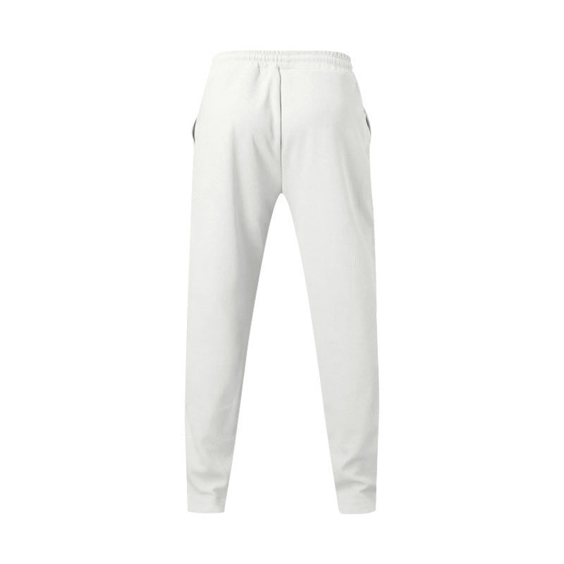 Pantalones Deportivos Hombre Casual Sueltos Rectos con Cordón