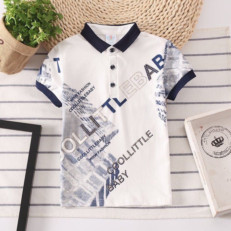 Camiseta Niño Manga Corta Algodón | Transpirable 90-110 cm - Irina Shop