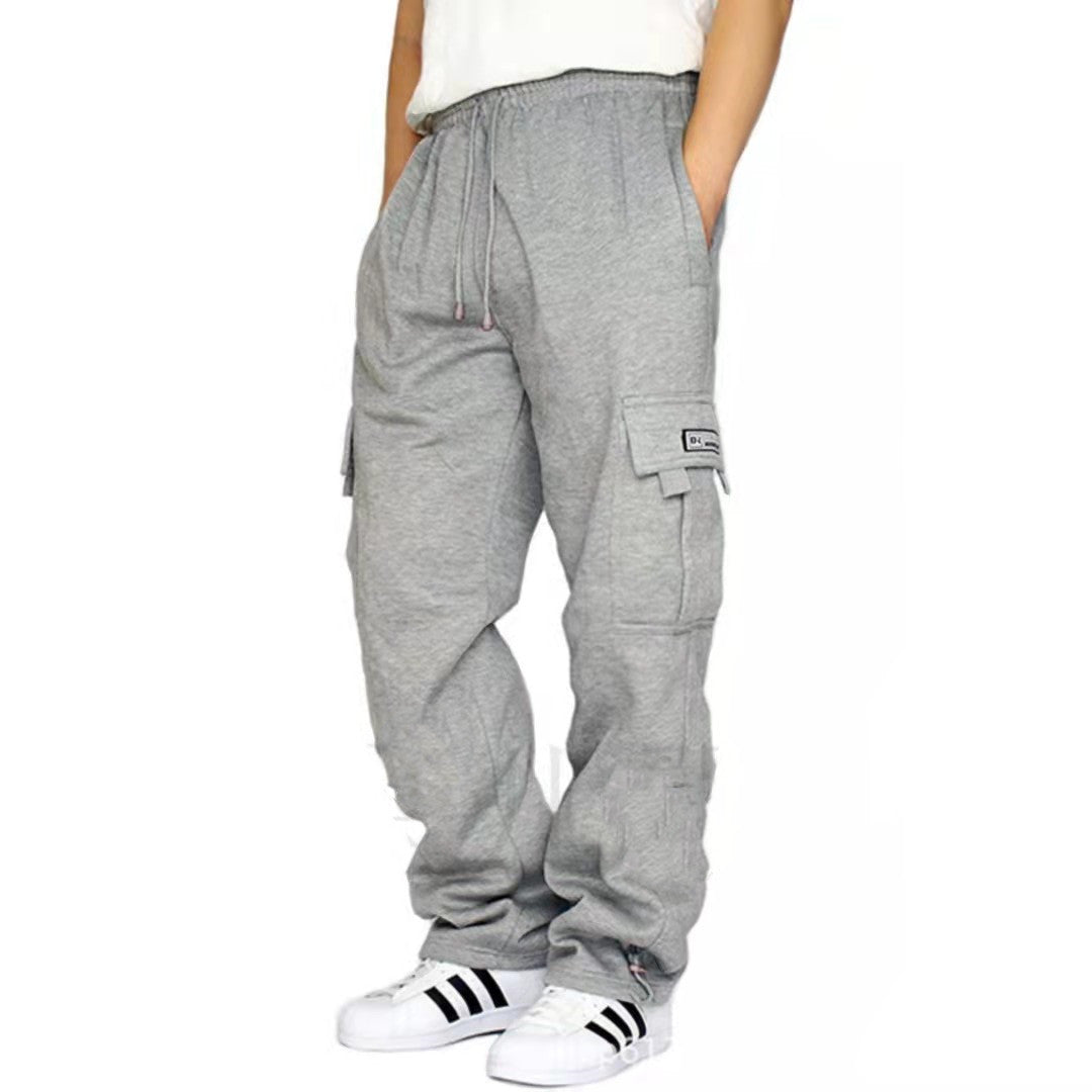 Pantalones Jogger Hombre Deportivos Cintura Elástica Cordón