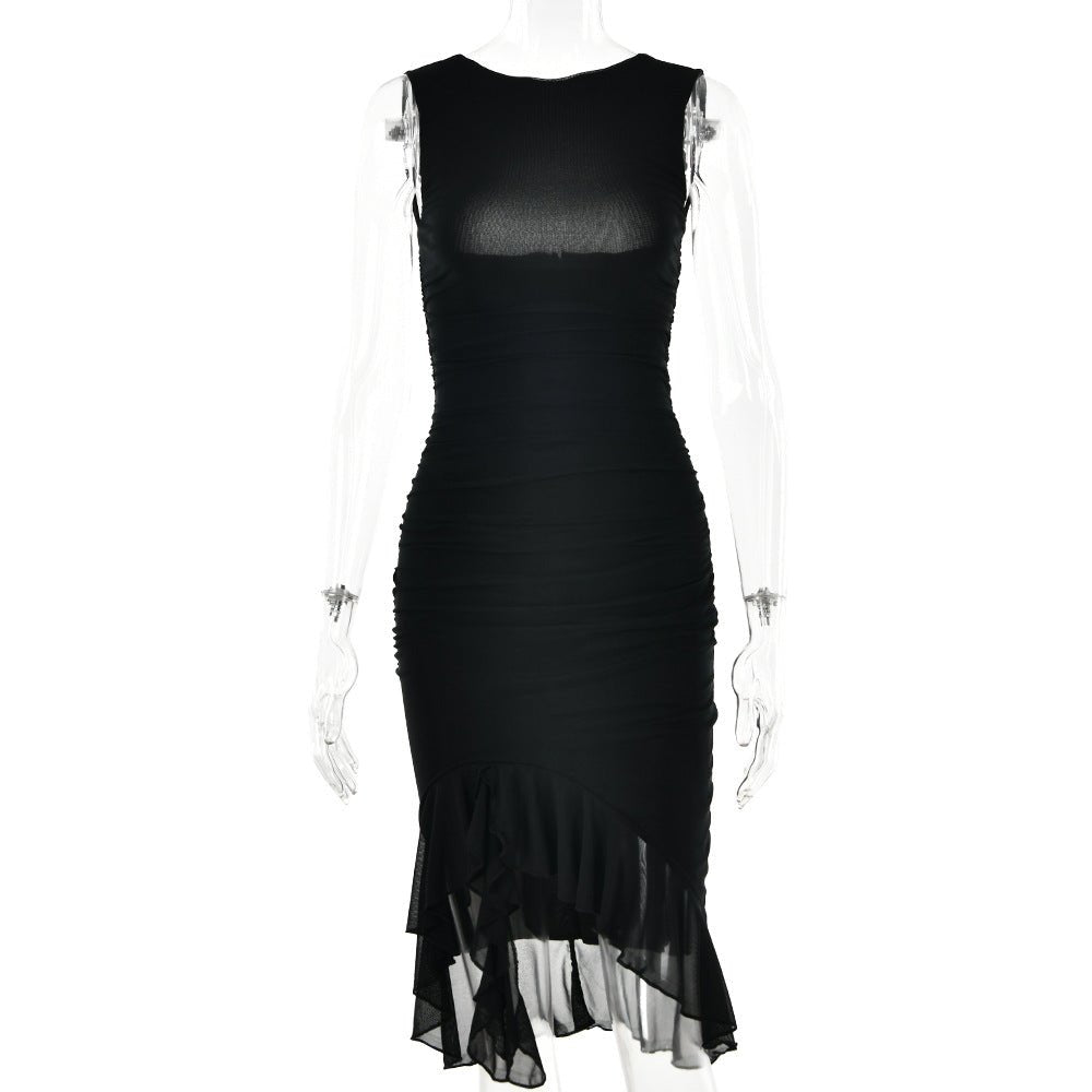 Vestido Ajustado Mujer Sin Mangas | Midi Elegante de Fiesta - Irina Shop