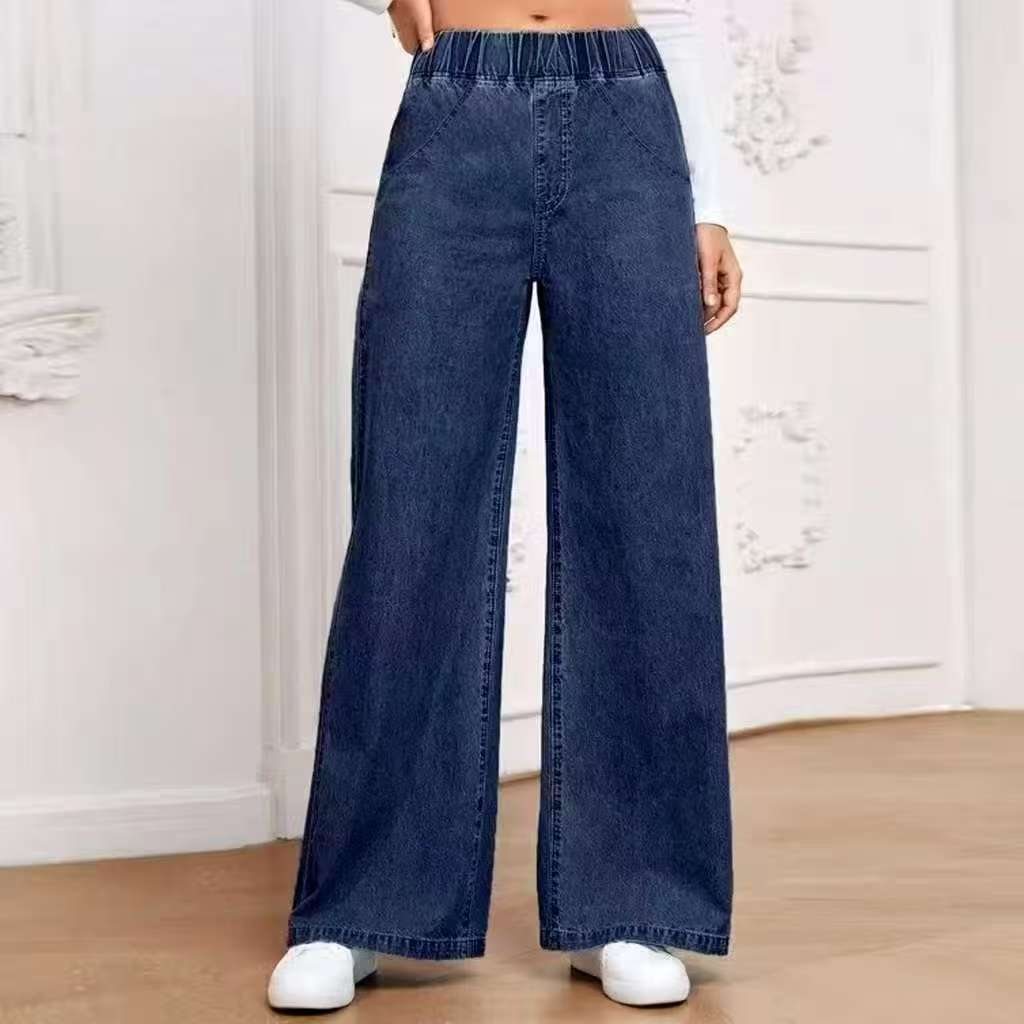 Jeans Pierna Ancha Mujer Rectos | Moda Casual