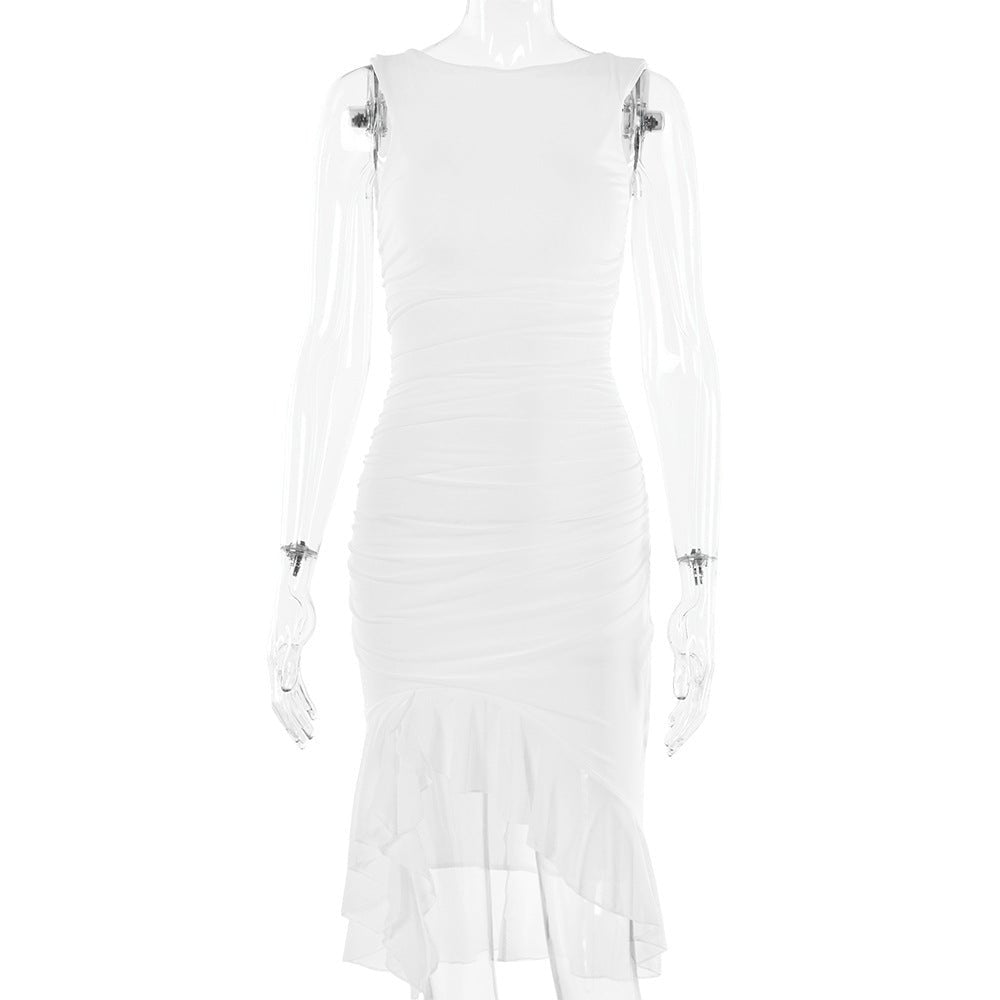 Vestido Ajustado Mujer Sin Mangas | Midi Elegante de Fiesta - Irina Shop
