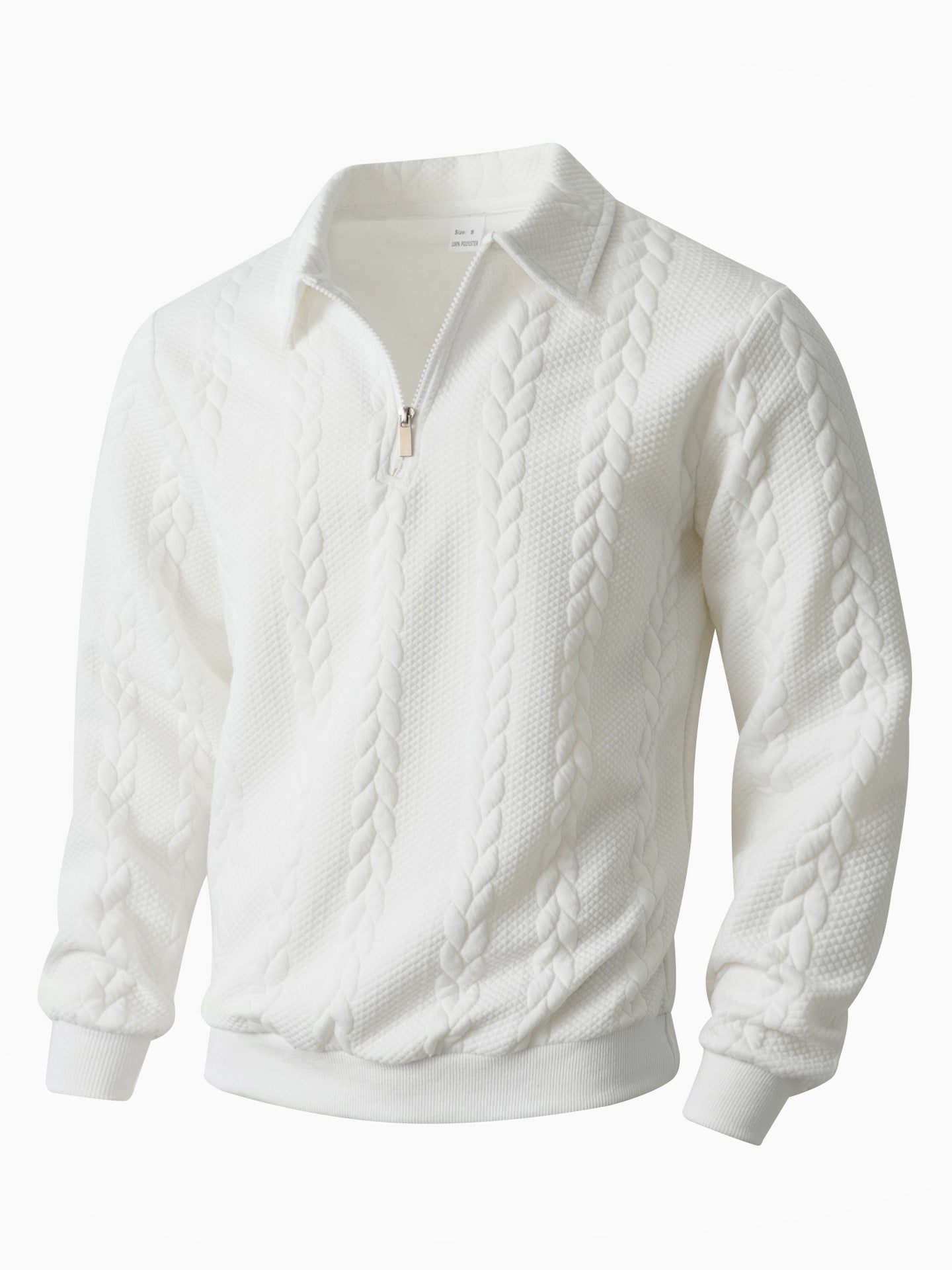 Sudadera hombre media cremallera casual deportiva