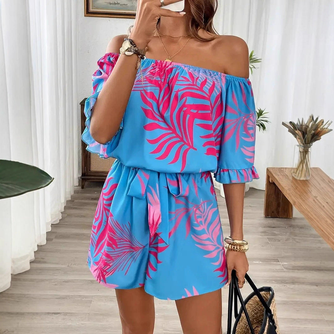 Conjunto Verano Mujer Estampado Floral | Blusa + Shorts
