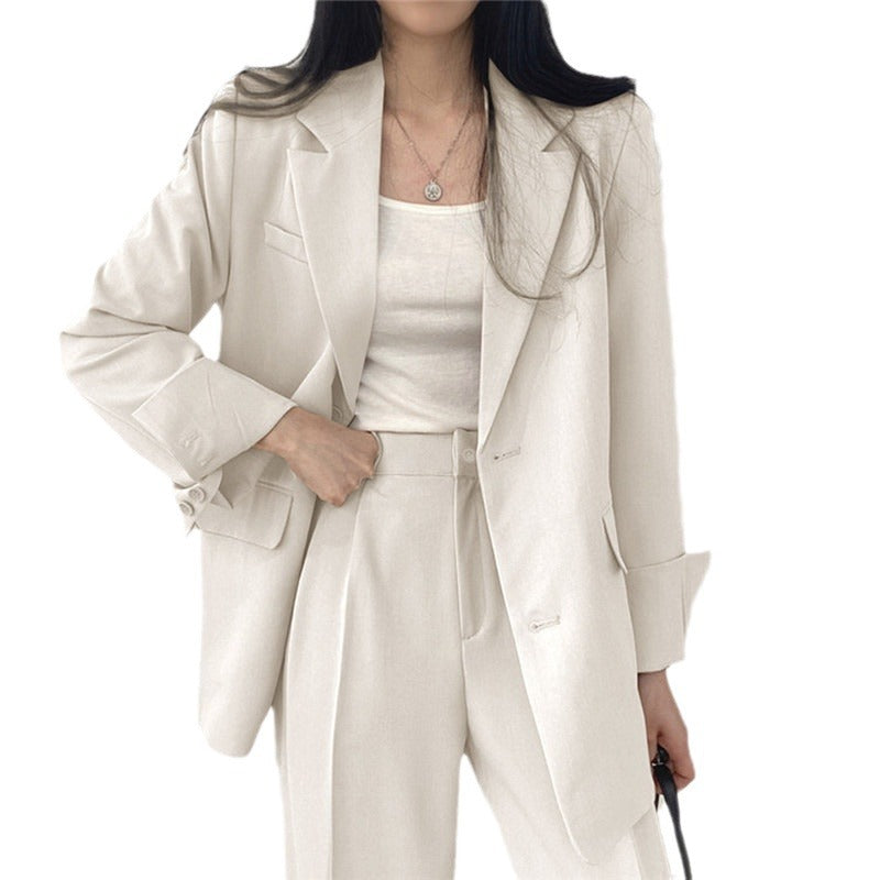 Conjunto Coreano Mujer Slim Fit - Traje Pantalón Casual