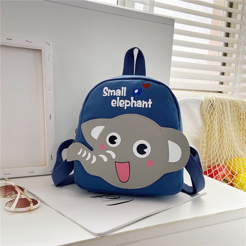 Mochila Escolar Infantil Elefante | Lona Antirrobo Unisex - Irina Shop
